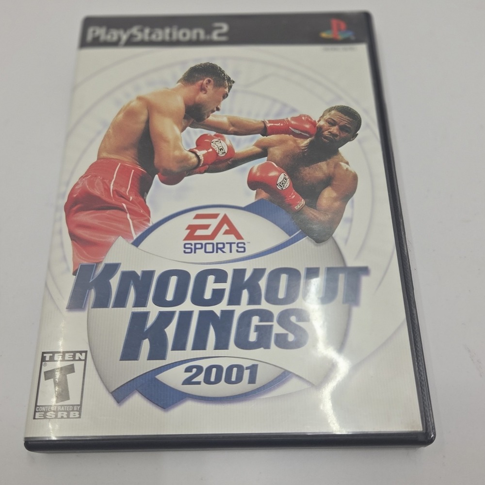 Knockout Kings 2001 PS2 PlayStation 2 Game EA Sports Complete CIB Manual